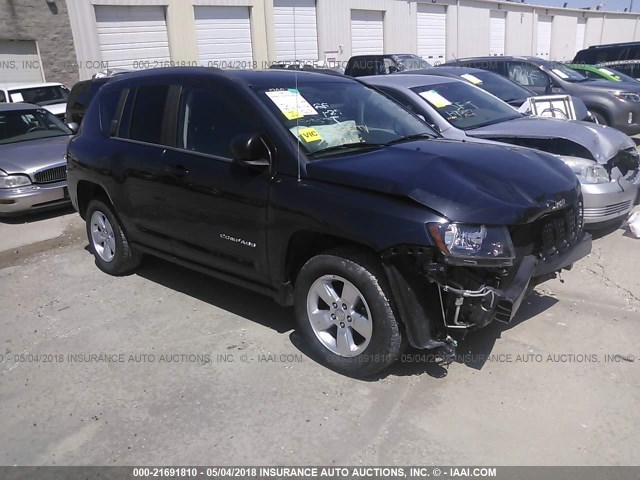 1C4NJCBA4ED772382 - 2014 JEEP COMPASS SPORT Dark Blue photo 1