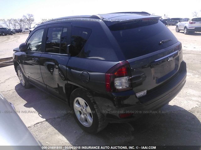 1C4NJCBA4ED772382 - 2014 JEEP COMPASS SPORT Dark Blue photo 3