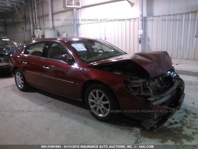 1G4HD57266U198205 - 2006 BUICK LUCERNE CXL RED photo 1