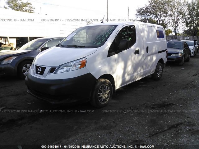 3N6CM0KNXEK692825 - 2014 NISSAN NV200 2.5S/2.5SV WHITE photo 2