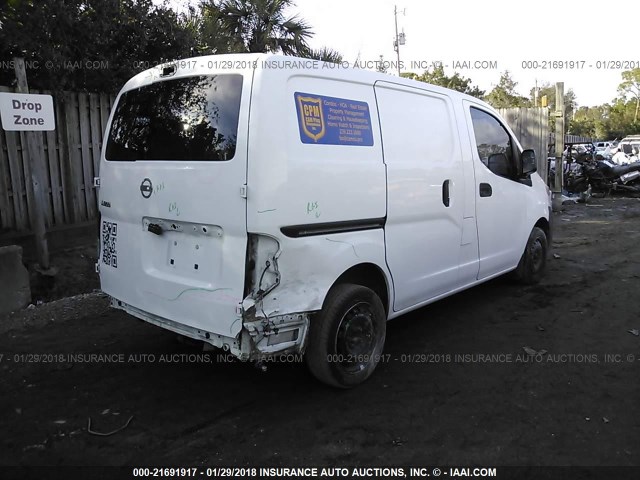 3N6CM0KNXEK692825 - 2014 NISSAN NV200 2.5S/2.5SV WHITE photo 4