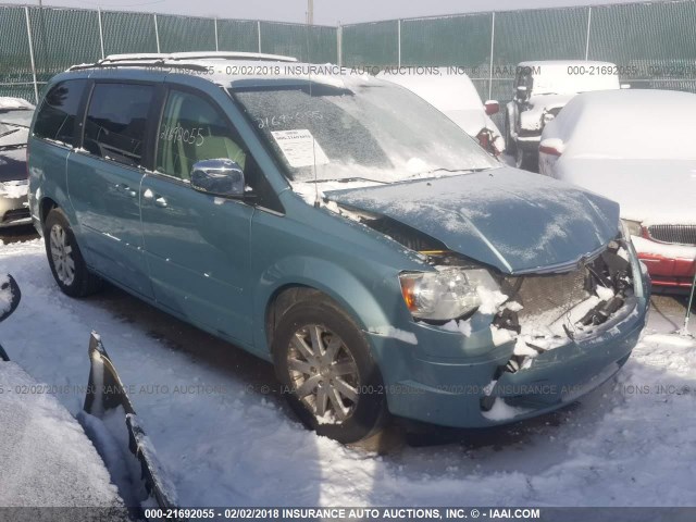 2A8HR54P58R623895 - 2008 CHRYSLER TOWN & COUNTRY TOURING BLUE photo 1