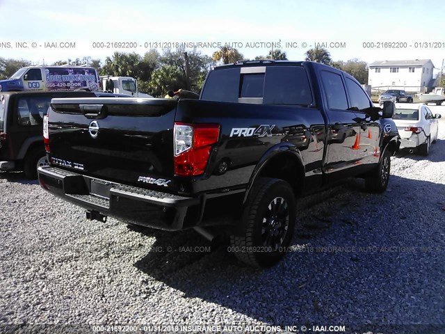 1N6BA1F40GN517444 - 2016 NISSAN TITAN XD SL/PRO-4X/PLAT RESERVE BLACK photo 4