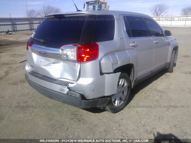 2CTALMEC4B6466356 - 2011 GMC TERRAIN SLE SILVER photo 6