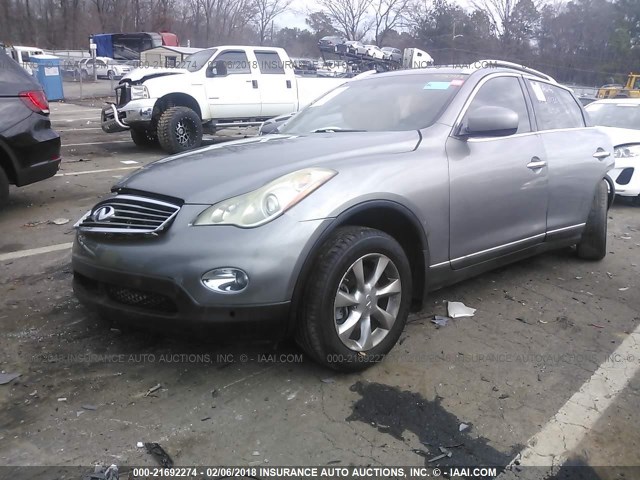 JNKAJ09E78M303263 - 2008 INFINITI EX35 JOURNEY GRAY photo 2