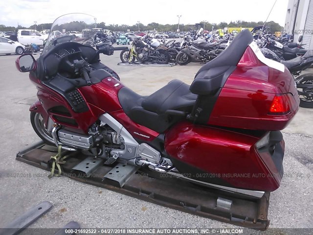 JH2SC68L3EK200441 - 2014 HONDA GL1800 L RED photo 3