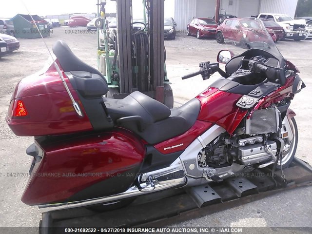 JH2SC68L3EK200441 - 2014 HONDA GL1800 L RED photo 4