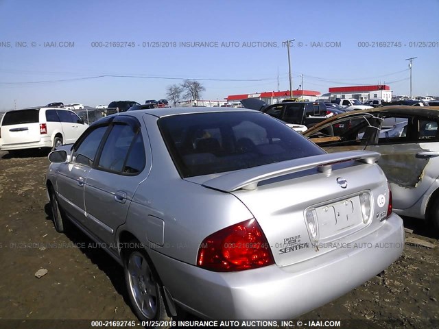 3N1CB51DX6L583603 - 2006 NISSAN SENTRA 1.8/1.8S SILVER photo 3