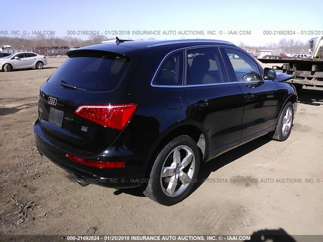 WA1VKAFP2AA101816 - 2010 AUDI Q5 PRESTIGE BLACK photo 4