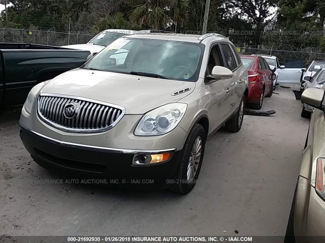 5GALRBEDXAJ141214 - 2010 BUICK ENCLAVE CXL 金色 照片 2