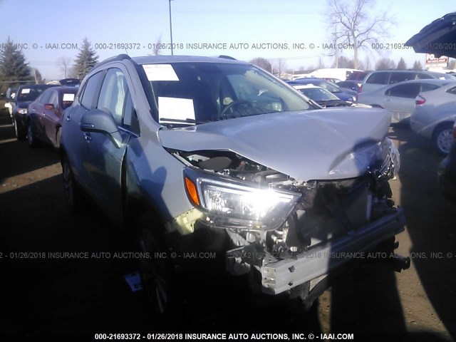 KL4CJASB0HB178077 - 2017 BUICK ENCORE PREFERRED Silber Foto 1