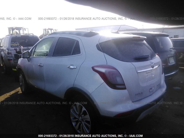 KL4CJASB0HB178077 - 2017 BUICK ENCORE PREFERRED Silber Foto 3