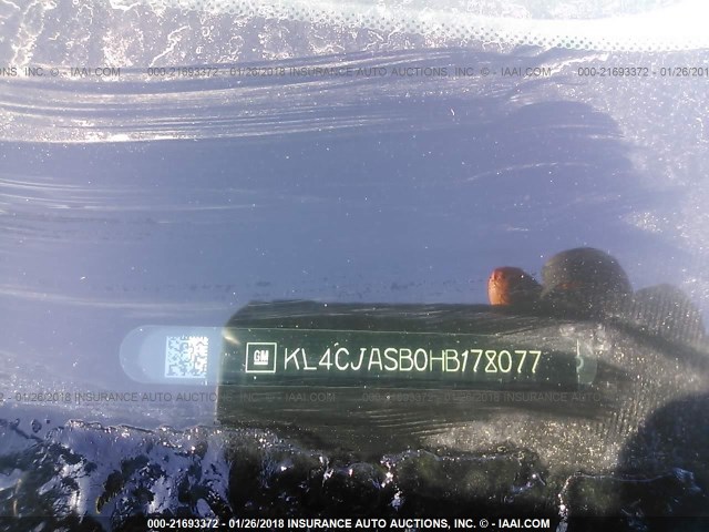 KL4CJASB0HB178077 - 2017 BUICK ENCORE PREFERRED Silber Foto 9