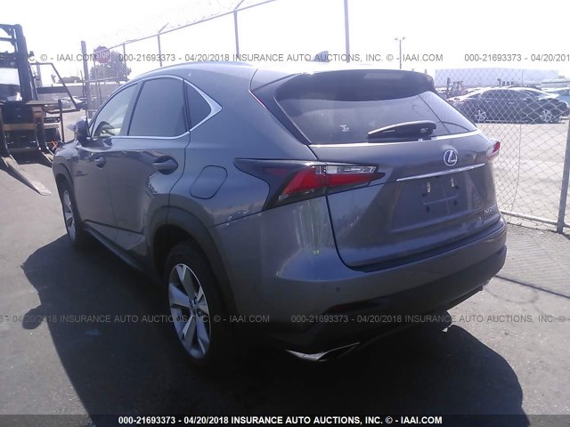 JTJYARBZ5H2054066 - 2017 LEXUS NX 200T/BASE/F SPORT GRAY photo 3