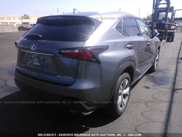 JTJYARBZ5H2054066 - 2017 LEXUS NX 200T/BASE/F SPORT GRAY photo 4