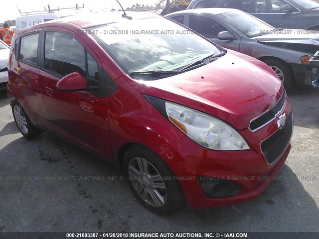 KL8CD6S94DC510784 - 2013 CHEVROLET SPARK 1LT Красный фото 1