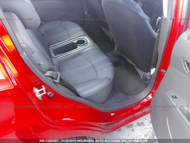 KL8CD6S94DC510784 - 2013 CHEVROLET SPARK 1LT RED photo 8