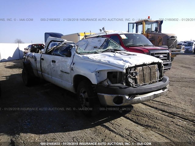 3D7ML48CX6G163067 - 2006 DODGE RAM 3500 WHITE photo 1