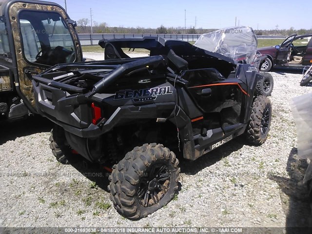 3NSRGE990HH002820 - 2017 POLARIS GENERAL 1000 EPS BLACK photo 4