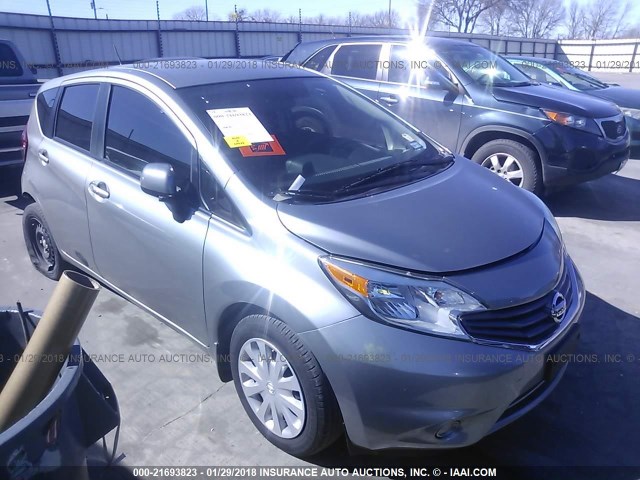 3N1CE2CP4EL364664 - 2014 NISSAN VERSA NOTE S/S PLUS/SV/SL GRAY photo 1