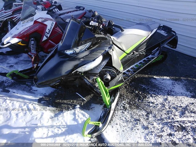 4UF14SNW9ET123893 - 2014 ARCTIC CAT ZR 600  BLACK photo 2