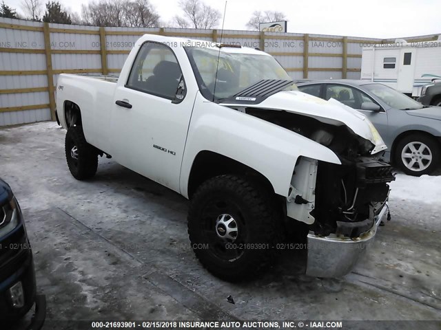 1GC0KVCG4BF110792 - 2011 CHEVROLET SILVERADO K2500 HEAVY DUTY WHITE photo 1