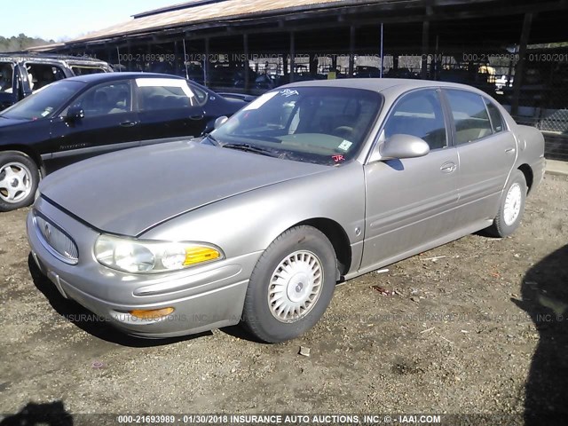 1G4HP54K414157298 - 2001 BUICK LESABRE CUSTOM GOLD photo 2