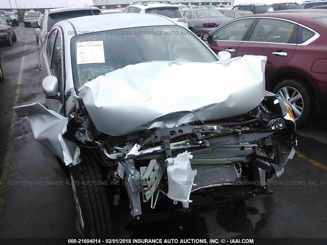 3N1CN7AP6HL824850 - 2017 NISSAN VERSA S/S PLUS/SV/SL SILVER photo 6