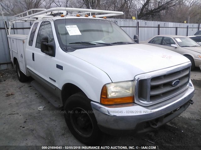 1FTNX20F3YED41439 - 2000 FORD F250 SUPER DUTY WHITE photo 1