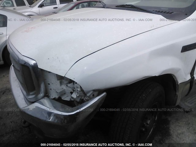 1FTNX20F3YED41439 - 2000 FORD F250 SUPER DUTY WHITE photo 6