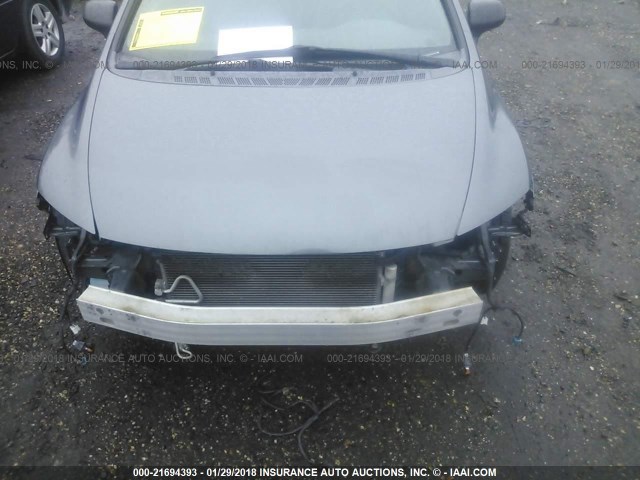 2HGFA1F34AH529982 - 2010 HONDA CIVIC VP GRAY photo 6