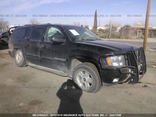 1GNFK26349R194968 - 2009 CHEVROLET SUBURBAN K1500 LT BLACK photo 1