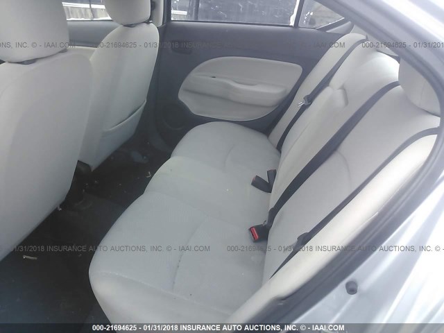 ML32F3FJ5HHF06855 - 2017 MITSUBISHI MIRAGE G4 ES ვერცხლისფერი ფოტო 8