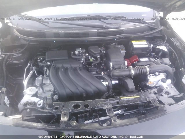 3N1CN7AP9HL905888 - 2017 NISSAN VERSA S/S PLUS/SV/SL BLACK photo 10