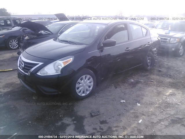 3N1CN7AP9HL905888 - 2017 NISSAN VERSA S/S PLUS/SV/SL BLACK photo 2