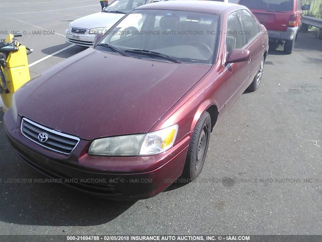 JT2BG22K410533378 - 2001 TOYOTA CAMRY CE/LE/XLE 红色 照片 2