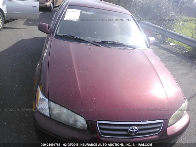 JT2BG22K410533378 - 2001 TOYOTA CAMRY CE/LE/XLE RED photo 6