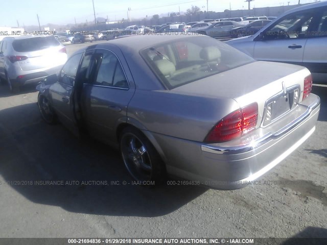 1LNHM87A2YY813997 - 2000 LINCOLN LS BEIGE photo 3
