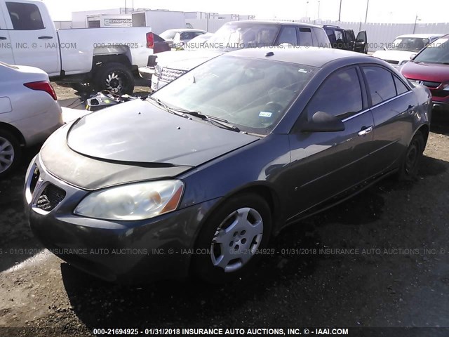 1G2ZF57B084181152 - 2008 PONTIAC G6 VALUE LEADER/BASE GRAY photo 2