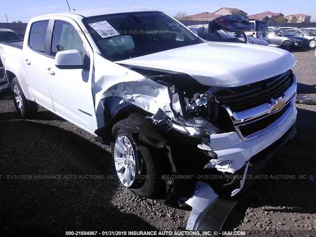 1GCGTCEN7H1193782 - 2017 CHEVROLET COLORADO LT WHITE photo 6