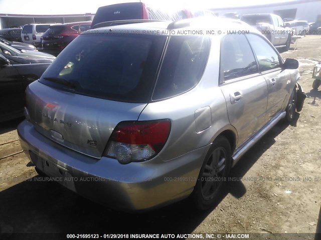 JF1GG29685H808009 - 2005 SUBARU IMPREZA WRX/VDT SILVER photo 4