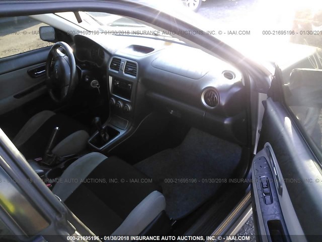 JF1GG79696G810209 - 2006 SUBARU IMPREZA WRX SPORT/LIMITED SILVER photo 5