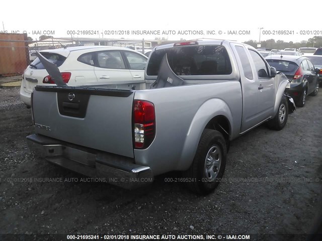 1N6BD0CT1GN900791 - 2016 NISSAN FRONTIER S/SV SILVER photo 4