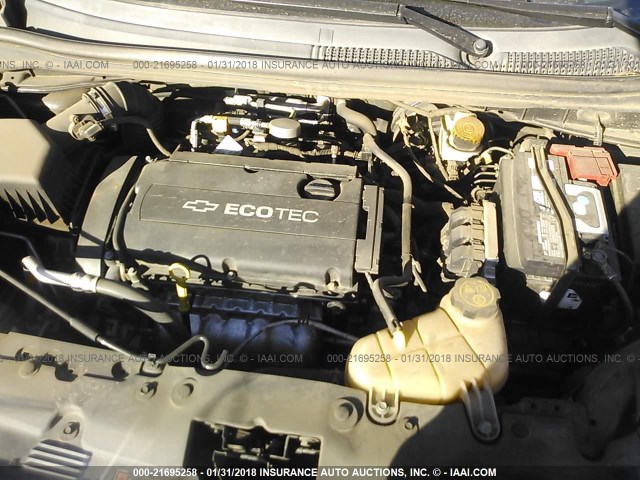 1G1JA5SH7E4115317 - 2014 CHEVROLET SONIC LS BLACK photo 10