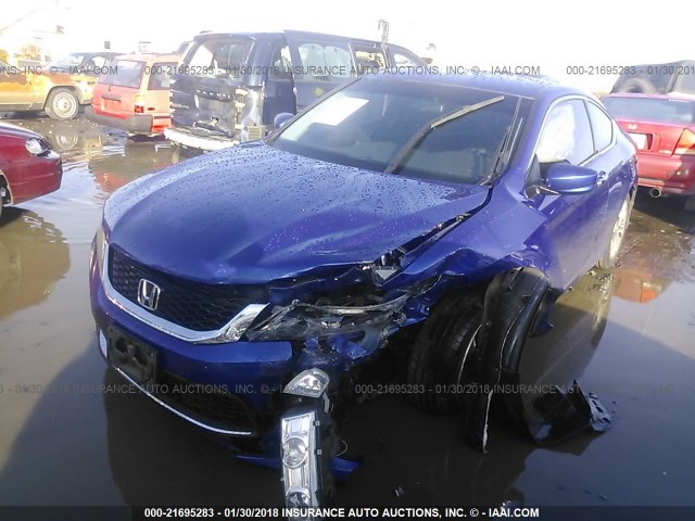 1HGCT1B30DA019702 - 2013 HONDA Accord LX-S BLUE photo 2