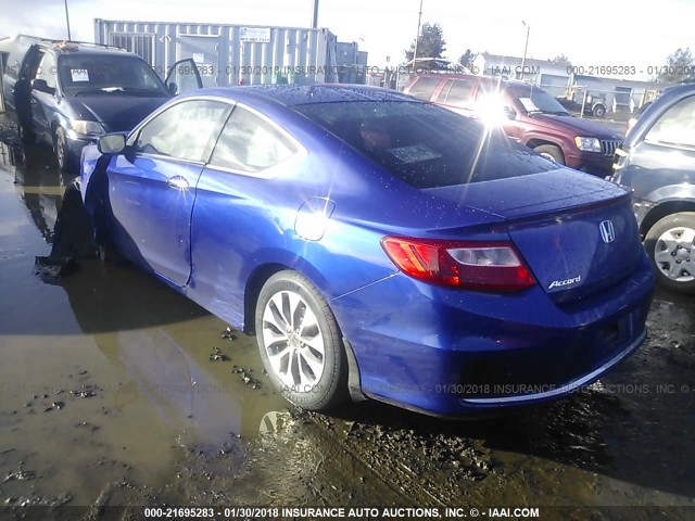 1HGCT1B30DA019702 - 2013 HONDA Accord LX-S BLUE photo 3