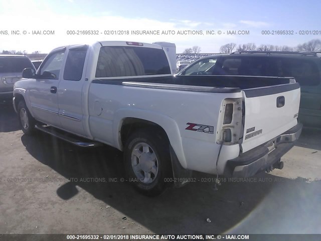 1GTEK19Z77Z100786 - 2007 GMC NEW SIERRA K1500 WHITE photo 3