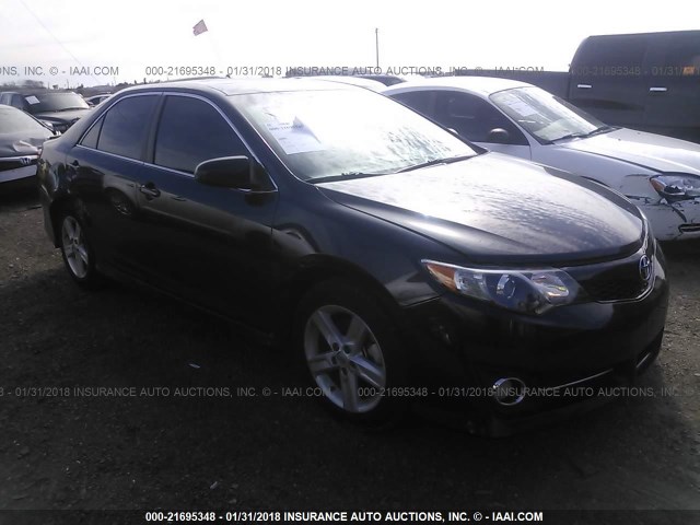 4T1BF1FK3EU857141 - 2014 TOYOTA CAMRY L/SE/LE/XLE 蓝色 照片 1