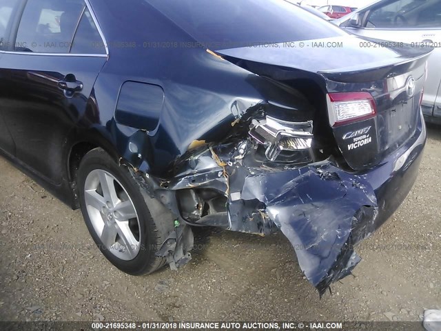 4T1BF1FK3EU857141 - 2014 TOYOTA CAMRY L/SE/LE/XLE BLUE photo 6