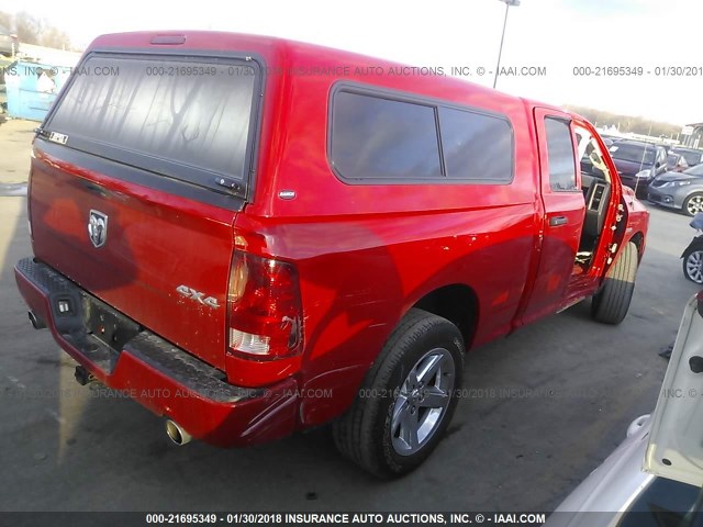 1C6RR7FT3ES296271 - 2014 RAM 1500 ST RED photo 4